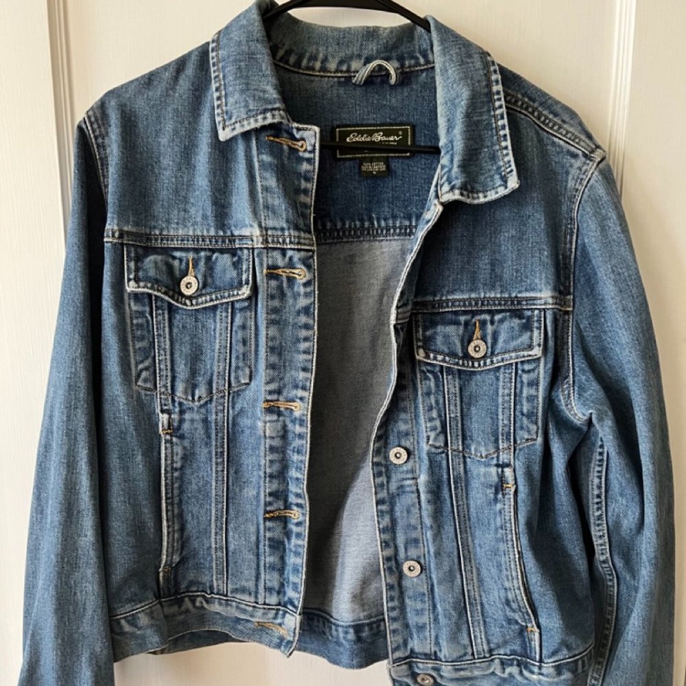 Eddie Bauer Denim Jacket Size Small